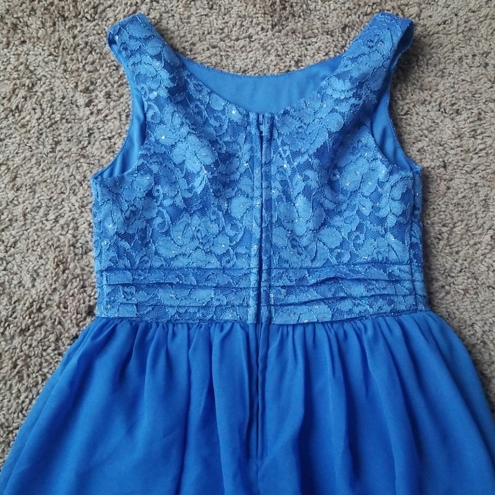 Girls Blue Dress - Picture 3 of 3